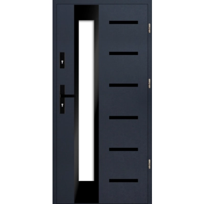 Drzwi S36 A41 BLACK Antracyt 72 mm